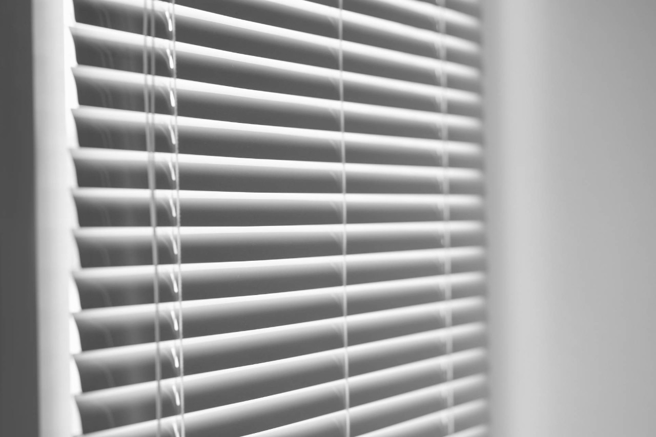  Stylish horizontal window blinds in a room at Blinds & Shutters of All Kinds near Newhall, California (CA)