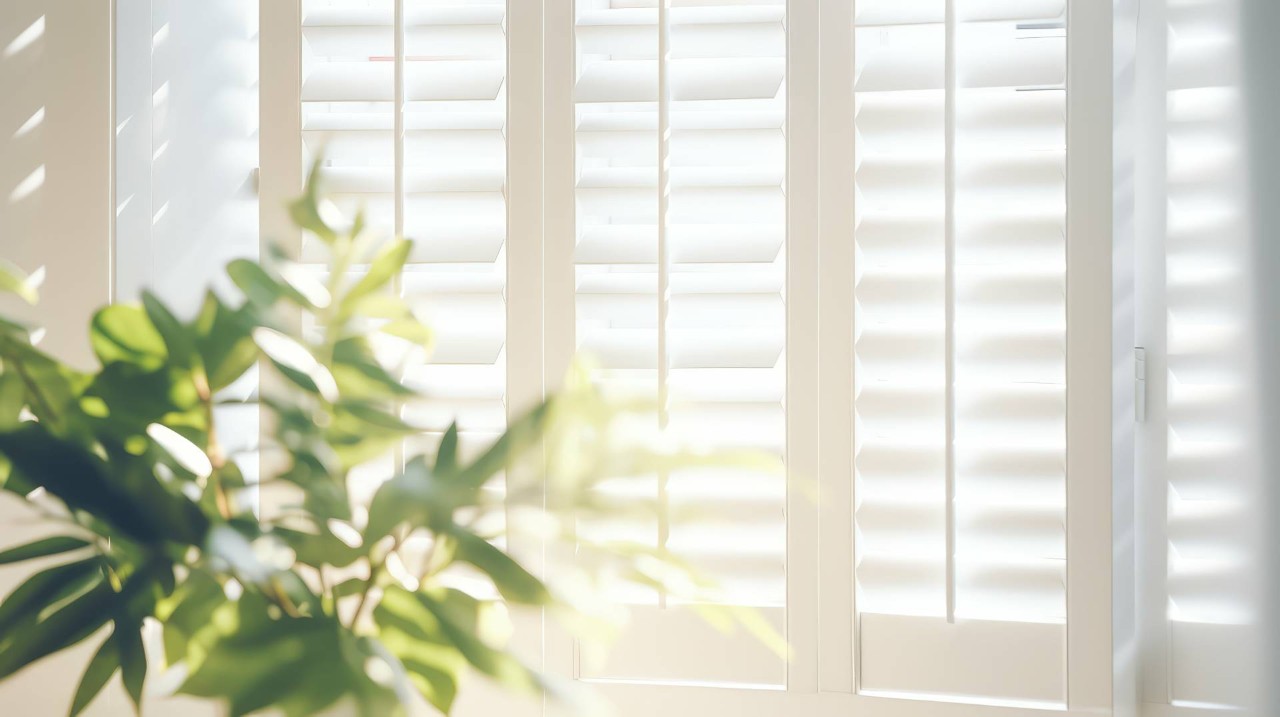 Hunter Douglas Palm Beach™ Polysatin™ Vinyl Shutters near Newhall, California (CA)
